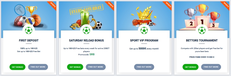 4 of the bonuses offered
