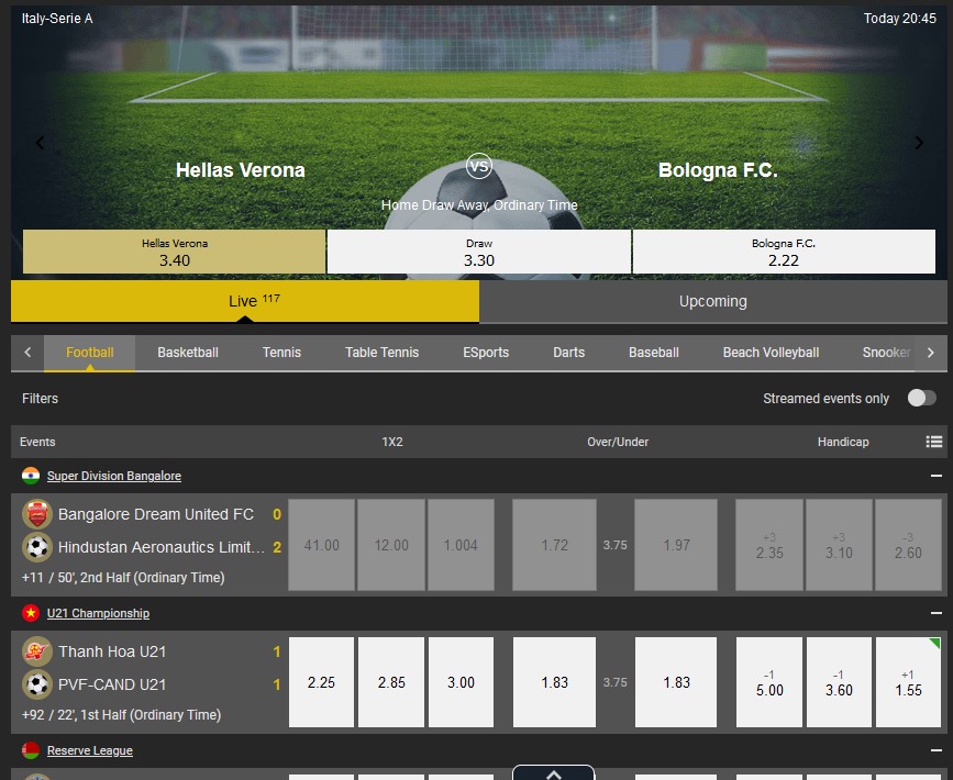 Sports overview