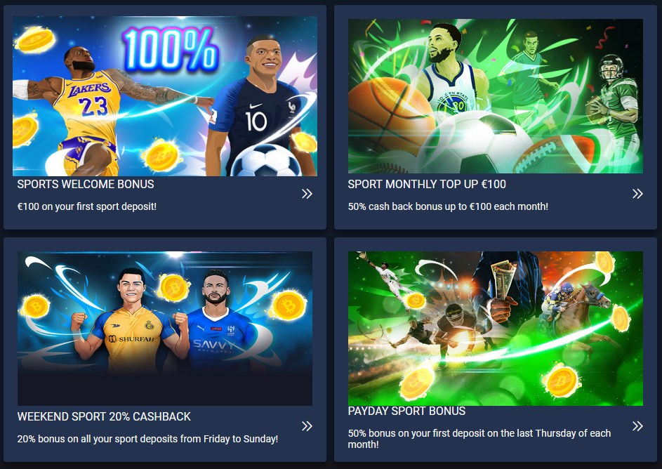 Other bonuses offered by the site