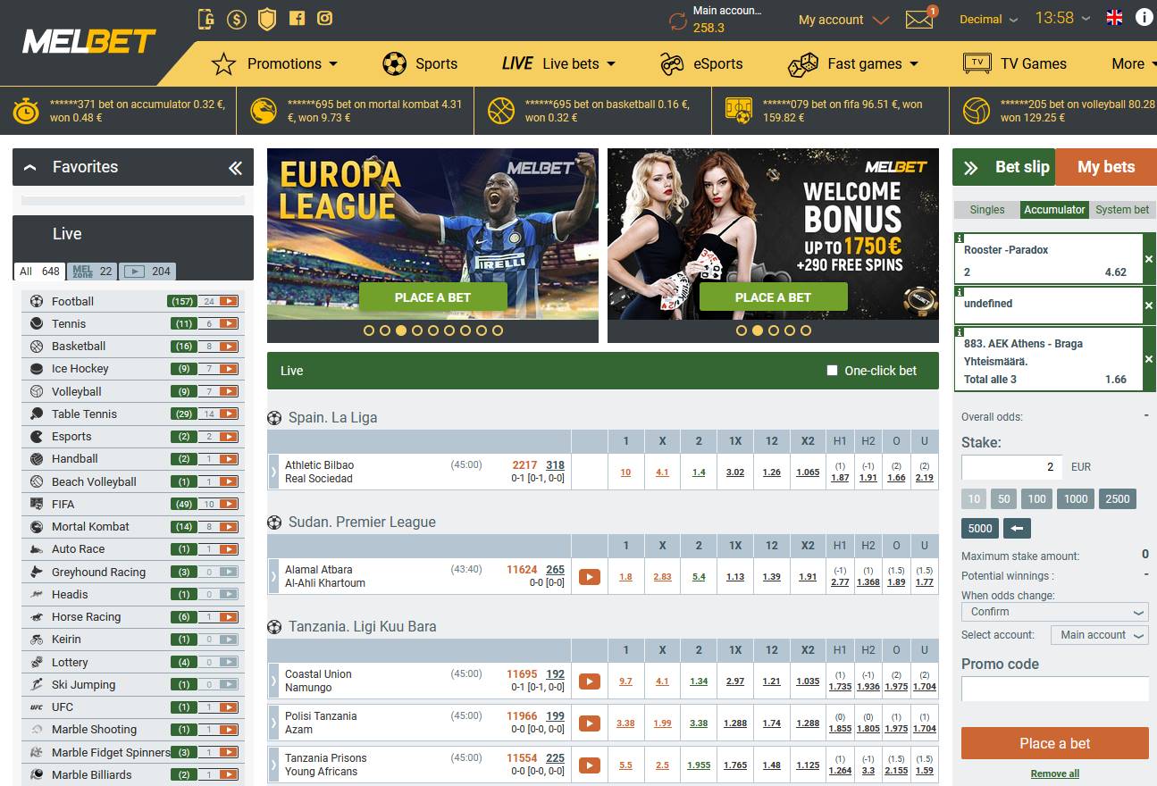 Home page